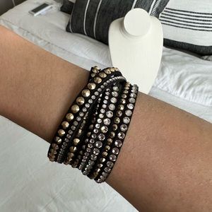 Swarovski wrap bracelet